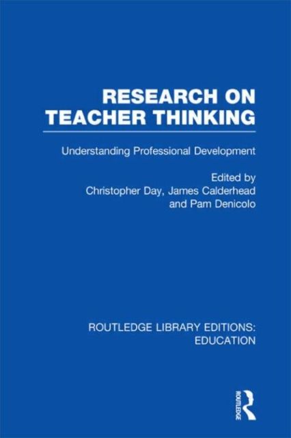 Produktbild: Research on Teacher Thinking (RLE Edu N)