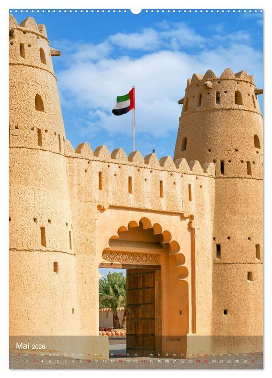Produktbild: Vereinigte Arabische Emirate - St&auml;dte Highlights (hochwertiger Premium Wandkalender 2026 DIN A2 hoch), Kunstdruck in Hochglanz