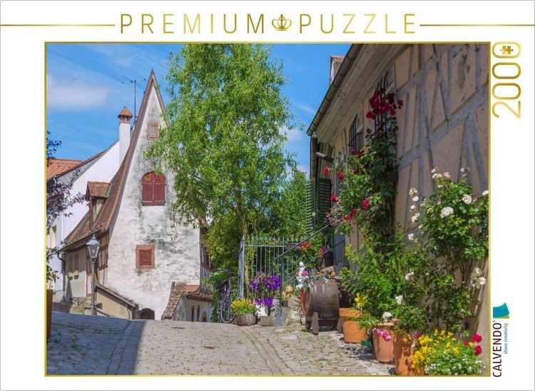 Produktbild: CALVENDO Puzzle Romantisches Sulzfeld | 2000 Teile Lege-Gr&ouml;&szlig;e 90x67cm Foto-Puzzle f&uuml;r gl&uuml;ckliche Stunden