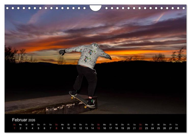 Produktbild: it's SKATEBOARDING (Wandkalender 2026 DIN A4 quer), CALVENDO Monatskalender