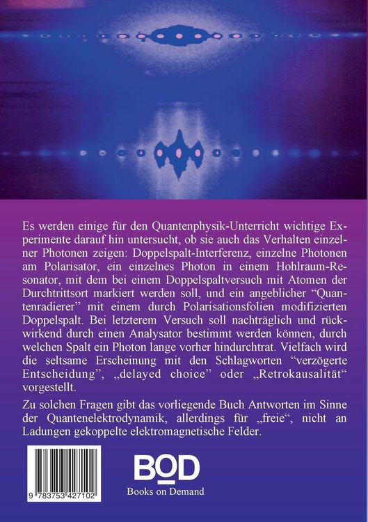 Produktbild: Das "freie" Photon der Quantenelektrodynamik