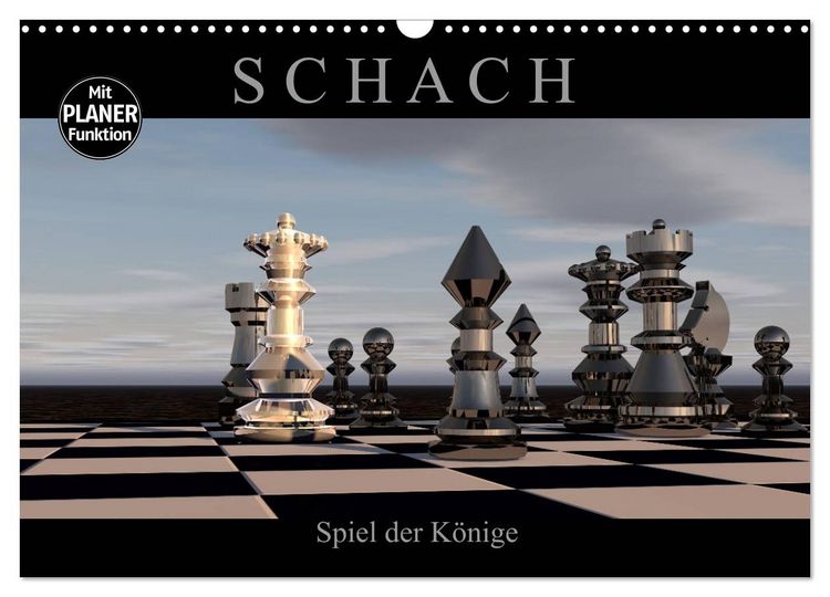 Produktbild: SCHACH - Spiel der K&ouml;nige (Wandkalender 2026 DIN A3 quer), CALVENDO Monatskalender