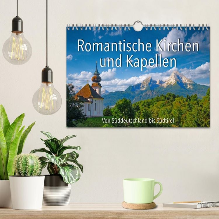 Produktbild: Romantische Kirchen und Kapellen (Wandkalender 2026 DIN A4 quer), CALVENDO Monatskalender