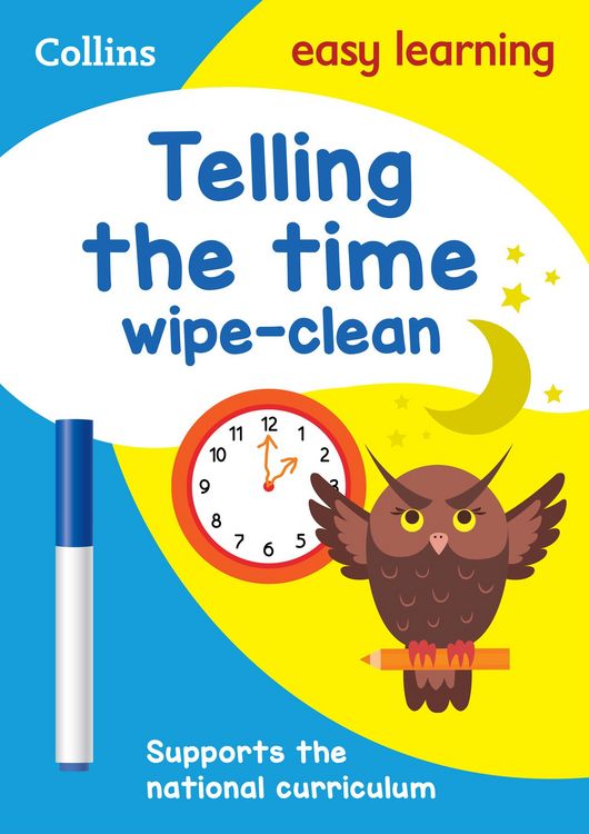 Produktbild: Telling the Time Wipe Clean Activity Book