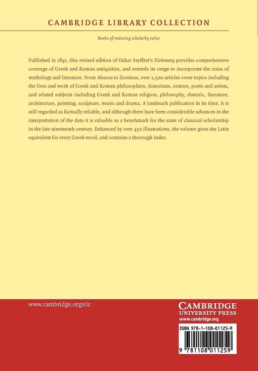 Produktbild: Dictionary of Classical Antiquities, Mythology, Religion, Literature and Art