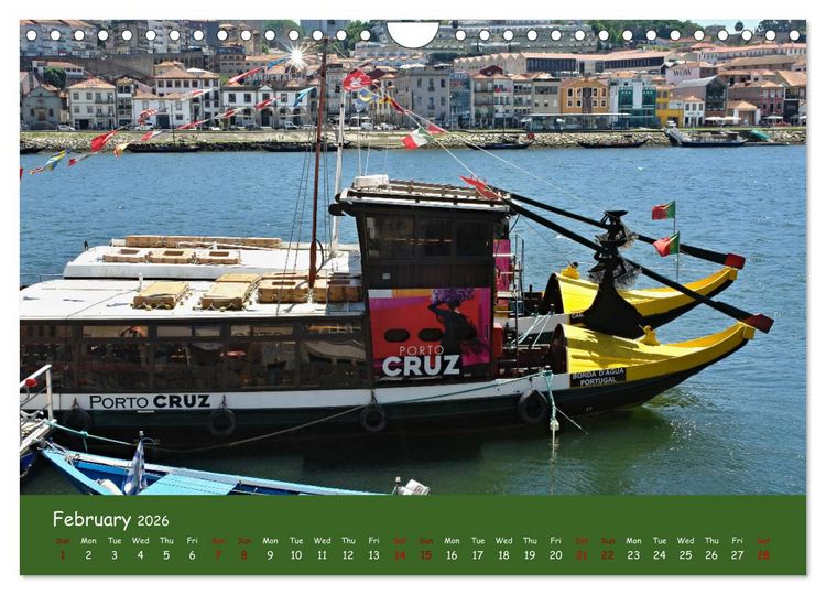 Produktbild: Colorful Porto (Wall Calendar 2026 DIN A4 landscape), CALVENDO 12 Month Wall Calendar