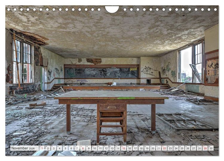 Produktbild: Detroit - Modern Ruins (Wandkalender 2026 DIN A4 quer), CALVENDO Monatskalender