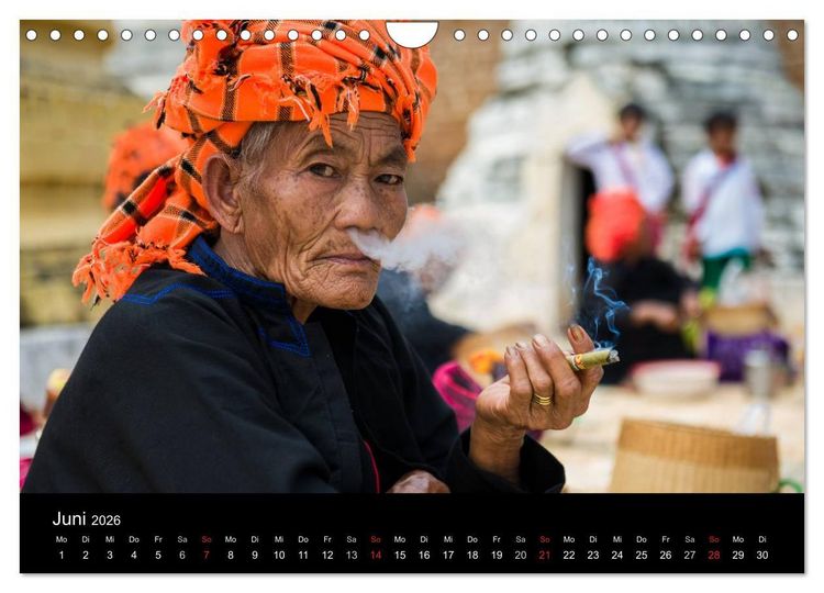 Produktbild: Myanmar - Eindr&uuml;cke (Wandkalender 2026 DIN A4 quer), CALVENDO Monatskalender