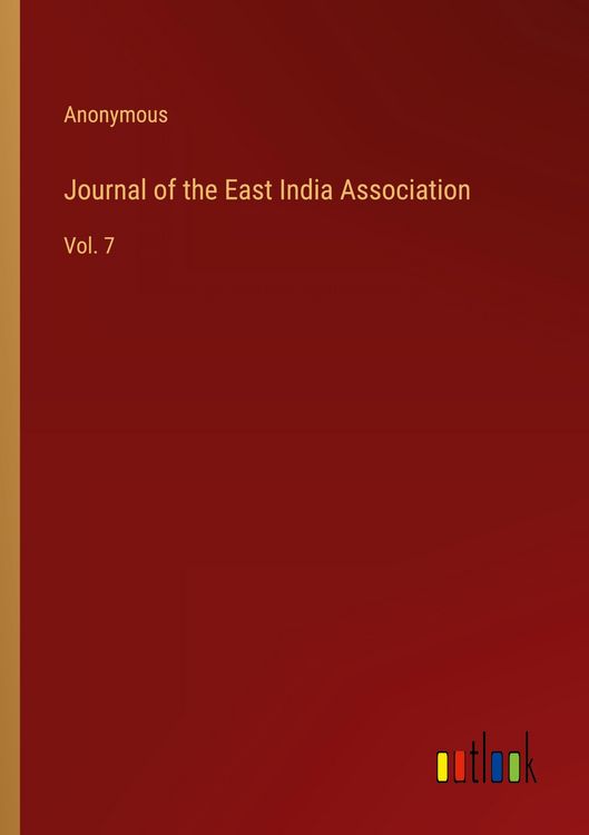 Produktbild: Journal of the East India Association