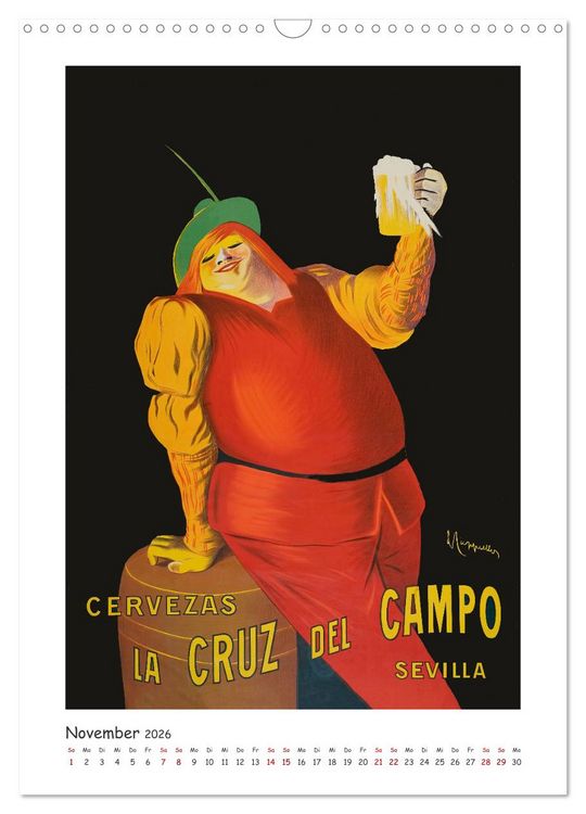 Produktbild: Leonetto Cappiello - Das goldene Zeitalter der Werbekunst (Wandkalender 2026 DIN A3 hoch), CALVENDO Monatskalender
