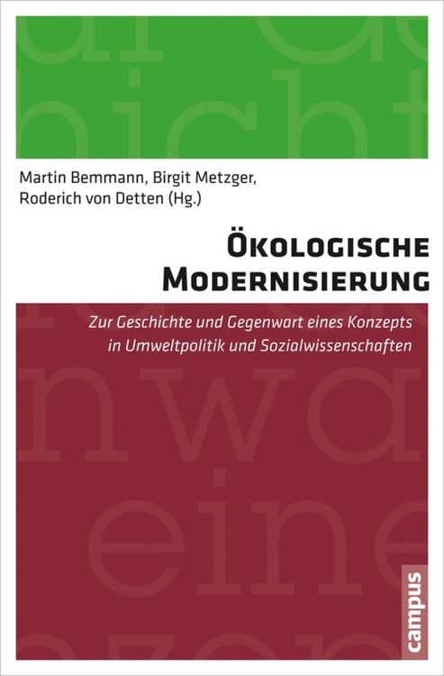 Produktbild: &Ouml;kologische Modernisierung