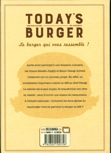 Produktbild: Today's burger. Tome 4