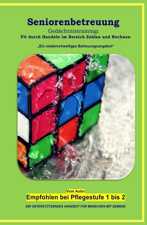 Produktbild: Seniorenbetreuung Ged&auml;chtnistraining: Fit durch Handeln im Bereich Zahlen und Rechnen