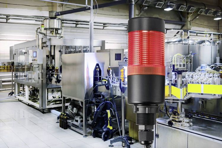 Produktbild: TRU COMPONENTS Signals&auml;ule TC-12835332 TC-HBJD-55A-D/1/R/24V/IP65 LED Rot 1St.