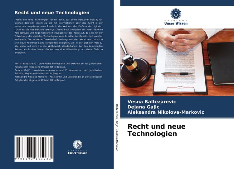 Produktbild: Recht und neue Technologien