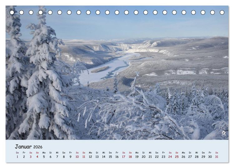 Produktbild: Entdecke den Yukon (Tischkalender 2026 DIN A5 quer), CALVENDO Monatskalender