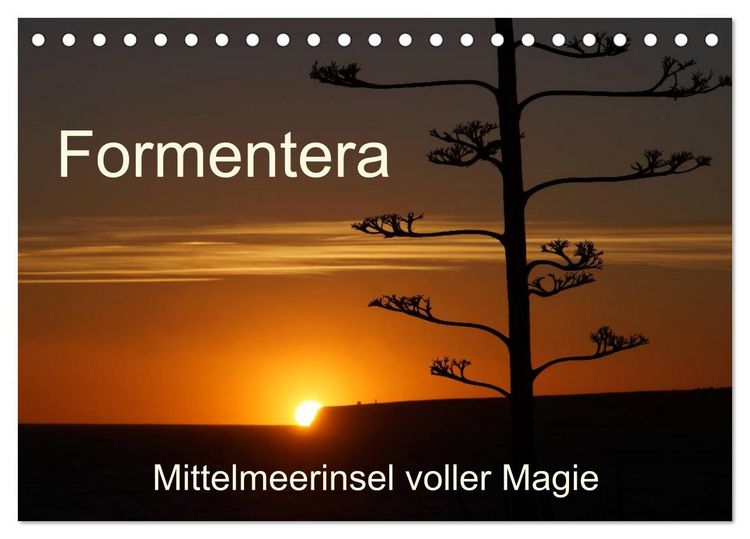 Produktbild: Formentera - Mittelmeerinsel voller Magie (Tischkalender 2026 DIN A5 quer), CALVENDO Monatskalender