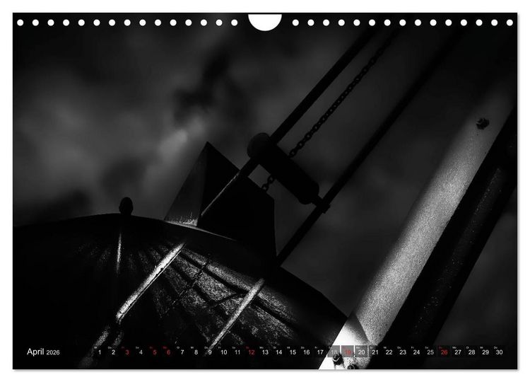Produktbild: Struktur in Stahl (Wandkalender 2026 DIN A4 quer), CALVENDO Monatskalender
