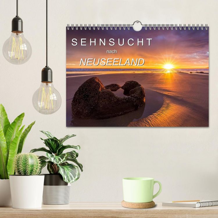 Produktbild: Sehnsucht nach Neuseeland (Wandkalender 2026 DIN A4 quer), CALVENDO Monatskalender
