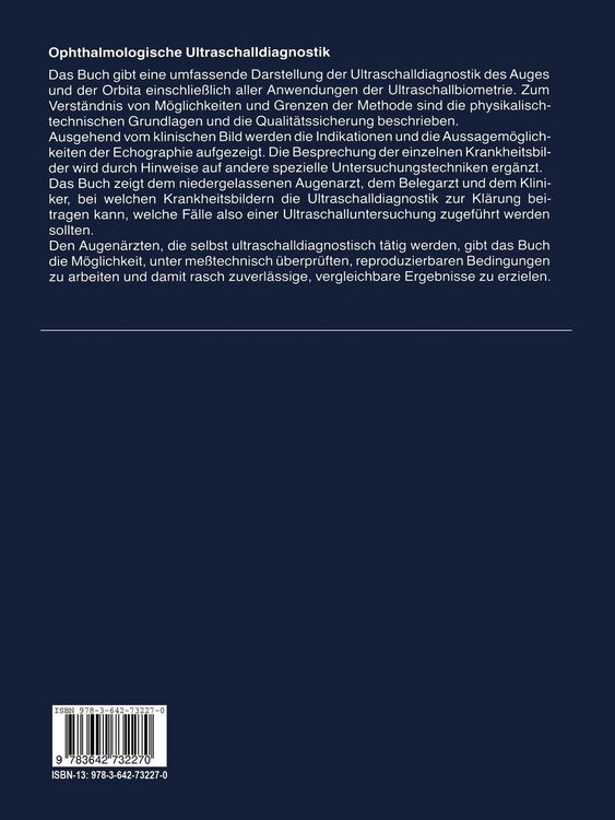 Produktbild: Ophthalmologische Ultraschalldiagnostik