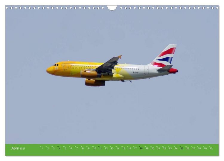 Produktbild: Die sch&ouml;nsten Flugzeug-Bemalungen (Wandkalender 2027 DIN A3 quer), CALVENDO Monatskalender