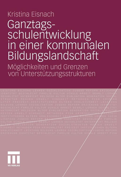 Produktbild: Ganztagsschulentwicklung in einer kommunalen Bildungslandschaft