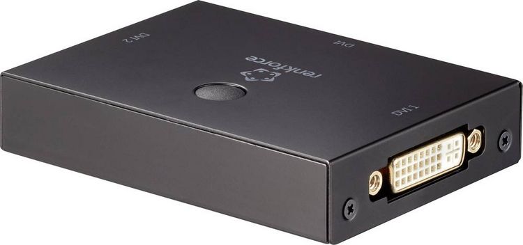 Produktbild: Renkforce 2 Port DVI-Switch bidirektional verwendbar Full HD 1080p @ 60Hz