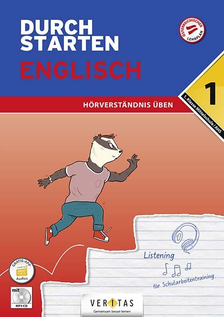 Produktbild: Durchstarten Englisch 1. Klasse Mittelschule/AHS H&ouml;rverst&auml;ndnis &uuml;ben (mit Audio-CD)