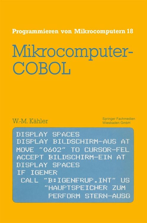 Produktbild: Mikrocomputer-COBOL