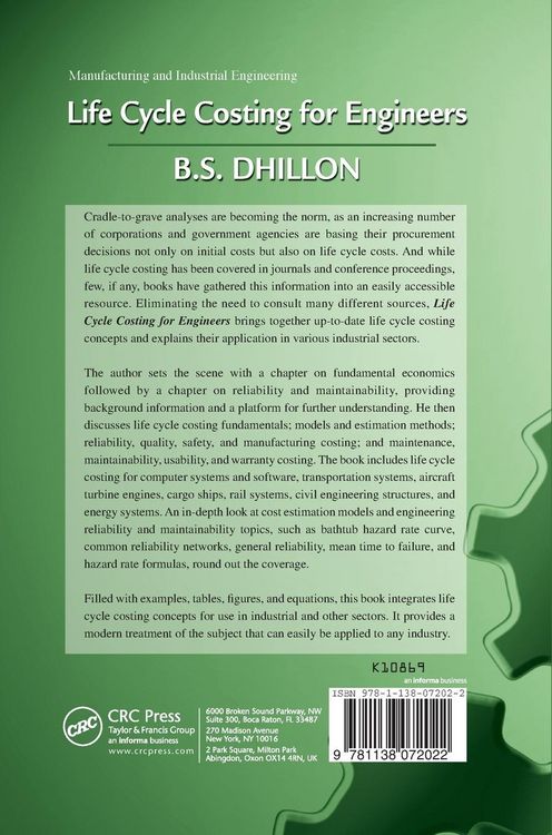 Produktbild: Life Cycle Costing for Engineers