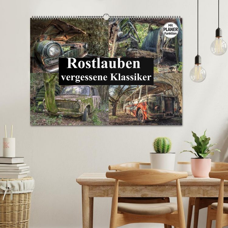 Produktbild: Rostlauben - vergessene Klassiker (Wandkalender 2026 DIN A2 quer), CALVENDO Monatskalender