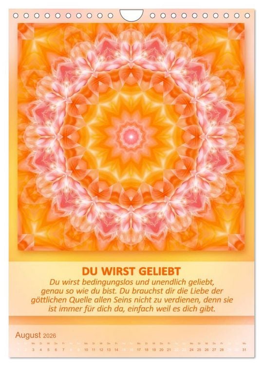 Produktbild: Light Energy Mandalas - Kalender - Vol. 1 (Wandkalender 2026 DIN A4 hoch), CALVENDO Monatskalender