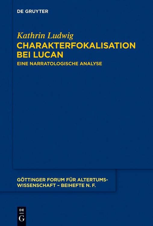 Produktbild: Charakterfokalisation bei Lucan