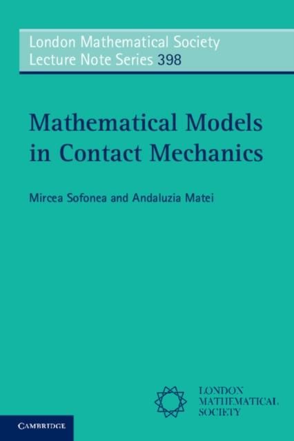 Produktbild: Mathematical Models in Contact Mechanics