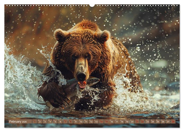 Produktbild: Bears Kingdom (Wall Calendar 2026 DIN A2 landscape), CALVENDO 12 Month Wall Calendar