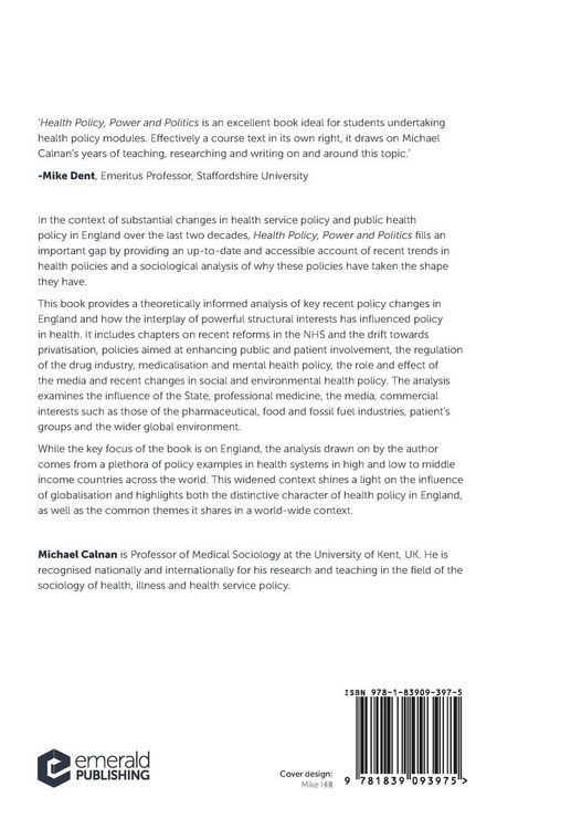 Produktbild: Health Policy, Power and Politics