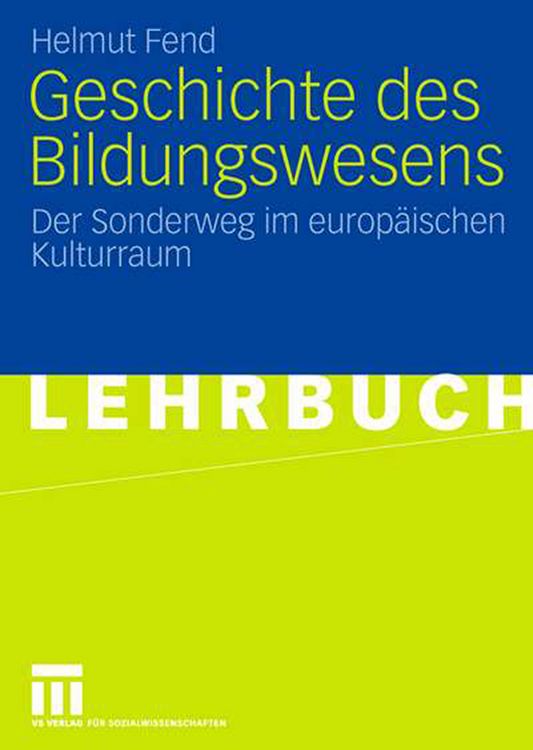 Produktbild: Geschichte des Bildungswesens