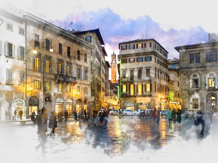 Produktbild: CALVENDO Puzzle Ein Motiv aus dem Kalender Florenz Hauptstadt der Toskana | 1000 Teile Lege-Gr&ouml;&szlig;e 64x48cm Foto-Puzzle f&uuml;r gl&uuml;ckliche Stunden