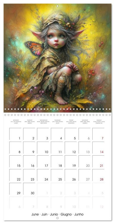 Produktbild: Gentle Gnome Portraits - Whimsical Magic (Wall Calendar 2026 12 &times; 12 Inch) CALVENDO 12 Month Wall Calendar