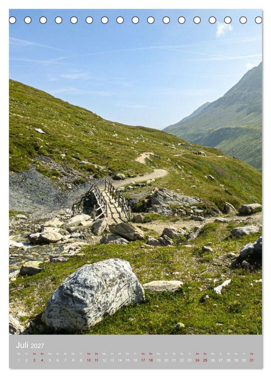 Produktbild: Tour du Mont Blanc (Tischkalender 2027 DIN A5 hoch), CALVENDO Monatskalender