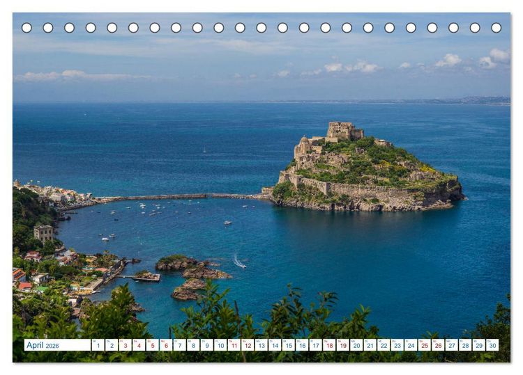Produktbild: Ischia - Italien (Tischkalender 2026 DIN A5 quer), CALVENDO Monatskalender
