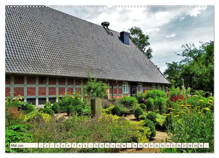 Produktbild: Rotenburg - Die bunte Stadt an der W&uuml;mme (hochwertiger Premium Wandkalender 2026 DIN A2 quer), Kunstdruck in Hochglanz