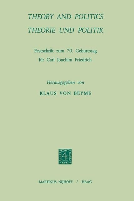 Produktbild: Theory and Politics / Theorie und Politik