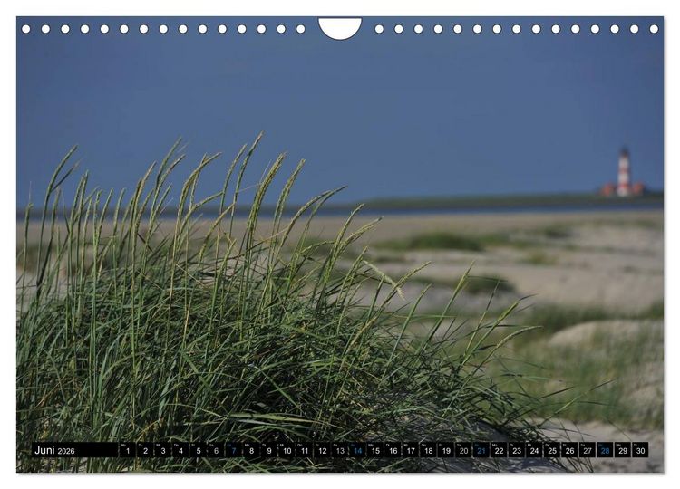 Produktbild: St. Peter Ording (Wandkalender 2026 DIN A4 quer), CALVENDO Monatskalender