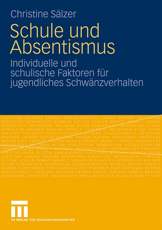Produktbild: Schule und Absentismus