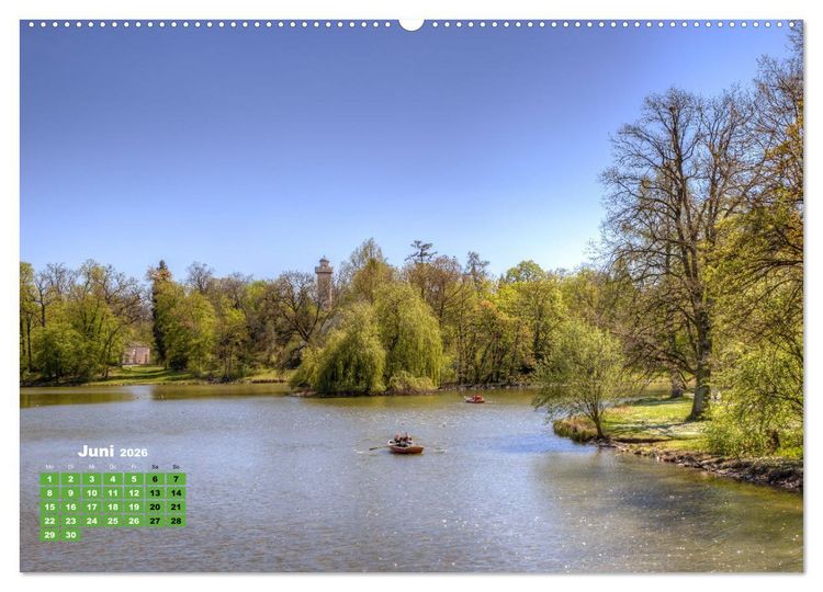 Produktbild: Park Sch&ouml;nbusch Aschaffenburg (Wandkalender 2026 DIN A2 quer), CALVENDO Monatskalender