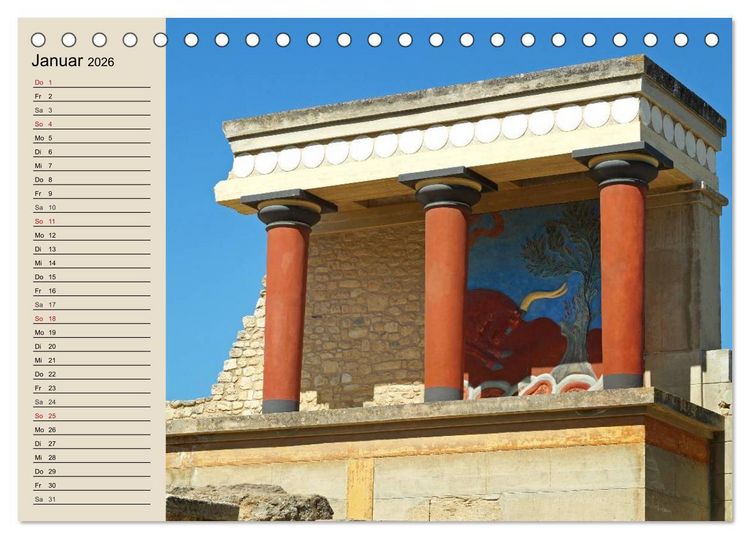 Produktbild: Gro&szlig;er Grieche Kreta (Tischkalender 2026 DIN A5 quer), CALVENDO Monatskalender