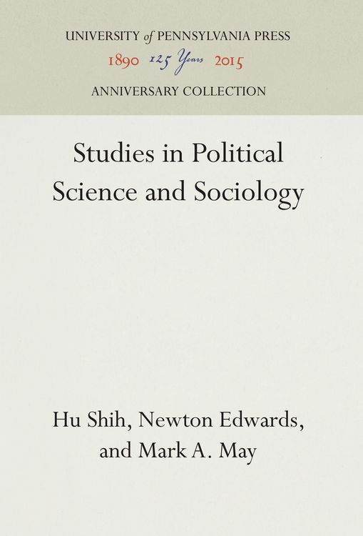 Produktbild: Studies in Political Science and Sociology