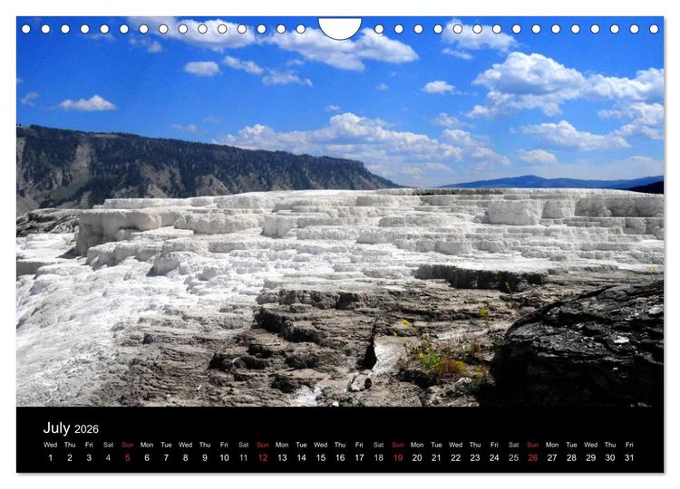 Produktbild: The Yellowstone National Park (Wall Calendar 2026 DIN A4 landscape), CALVENDO 12 Month Wall Calendar
