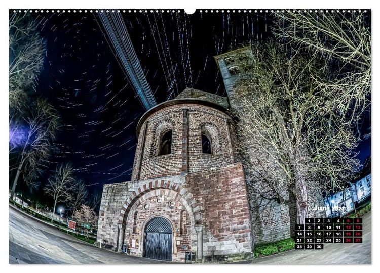 Produktbild: Sternspuren &uuml;ber Bad Hersfeld (hochwertiger Premium Wandkalender 2027 DIN A2 quer), Kunstdruck in Hochglanz